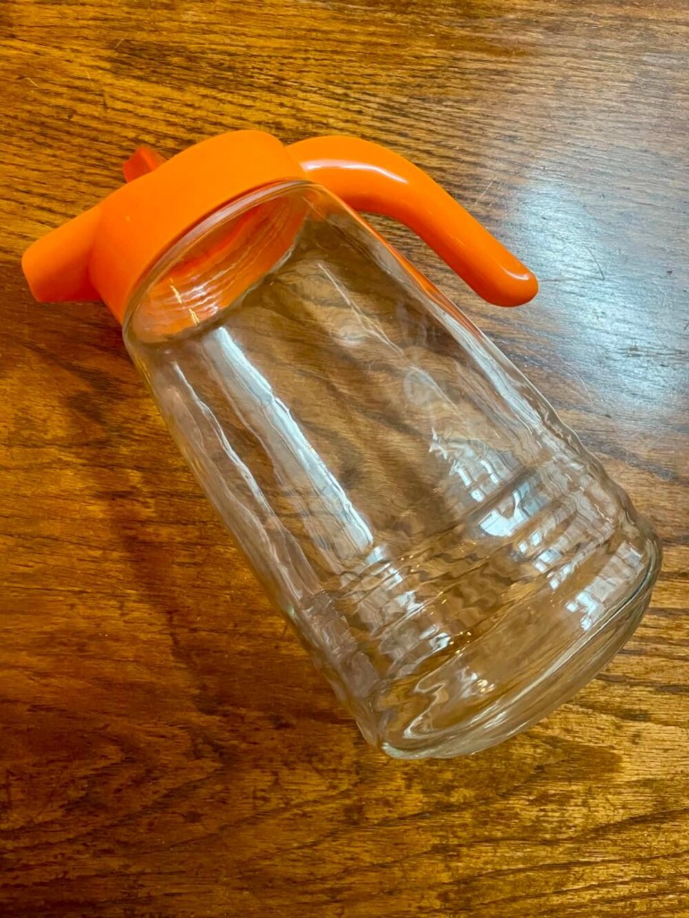 Handblown Glass Beverage Pitcher